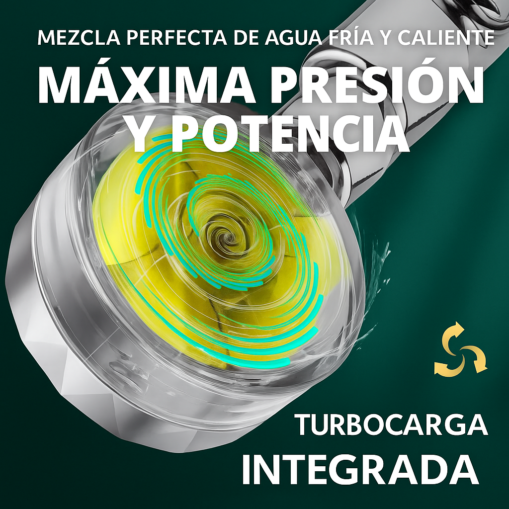 Ducha premium Universal ✨EspiralFlow™ - (Adaptable a cualquier ducha)