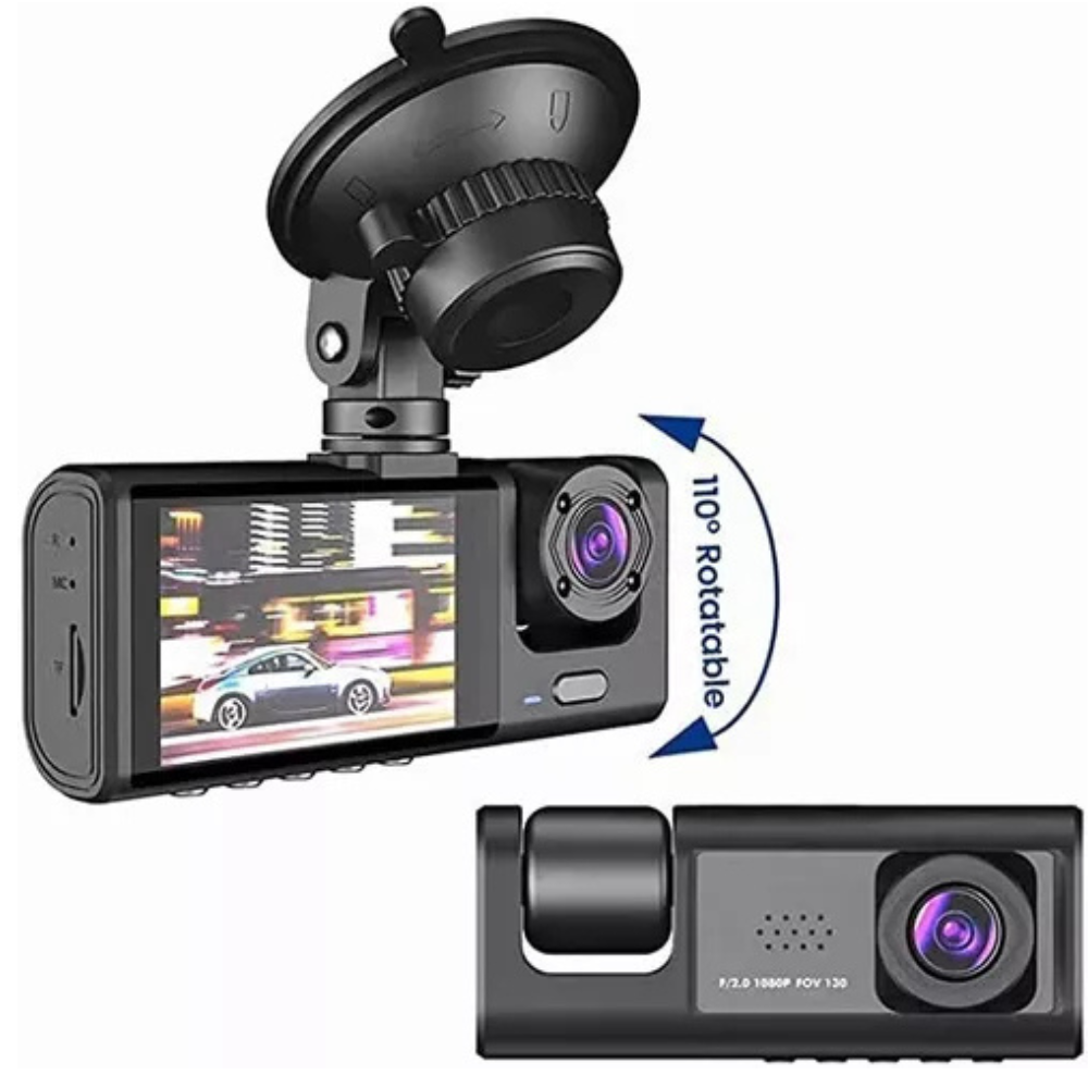 Cámara 3 en 1 Black Box™ | Seguridad, Grabación y Monitoreo avanzado para tu carro