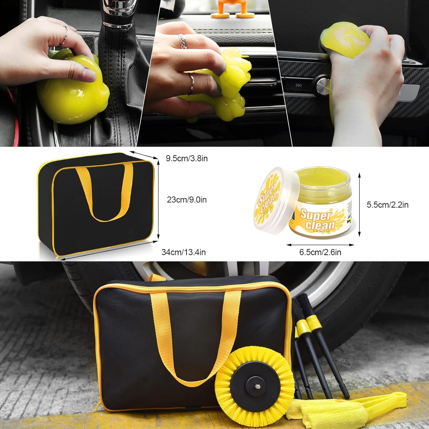 Kit de Cuidado para tu Carro – 22 Piezas | AutoShine™
