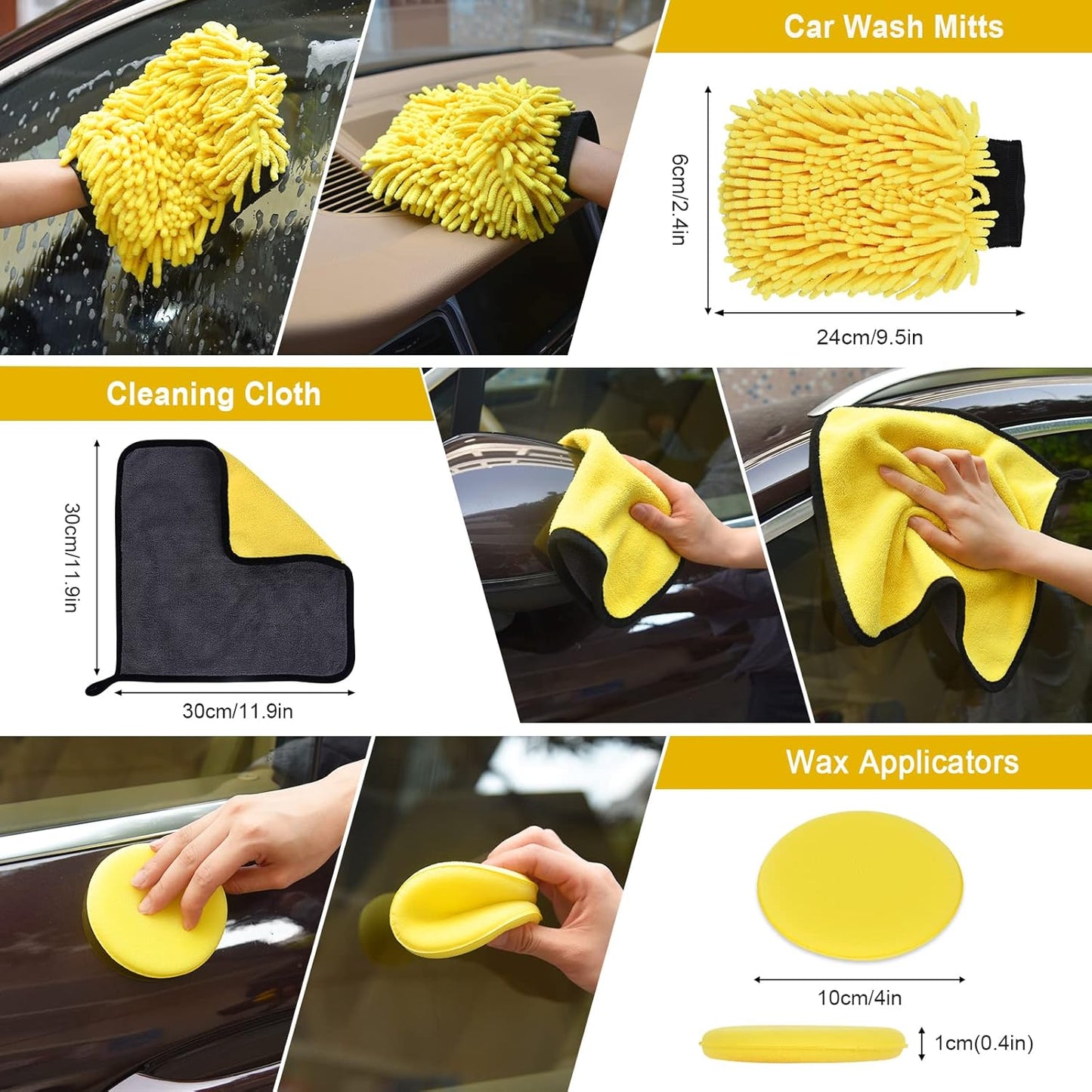 Kit de Cuidado para tu Carro – 22 Piezas | AutoShine™