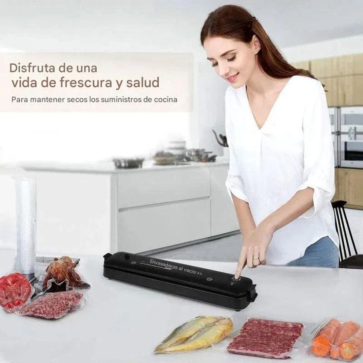 Sellador al Vacío Gourmet™ | Preserva el sabor original de tus alimentos