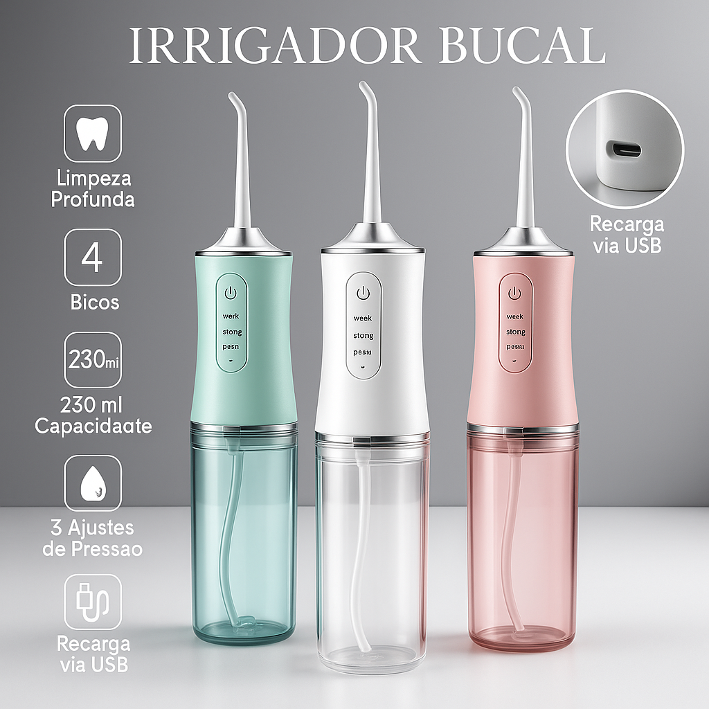 Irrigador Bucal Hydrolux Pulse™ | Transforma tu higiene bucal
