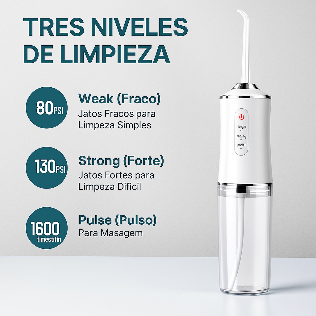 Irrigador Bucal Hydrolux Pulse™ | Transforma tu higiene bucal