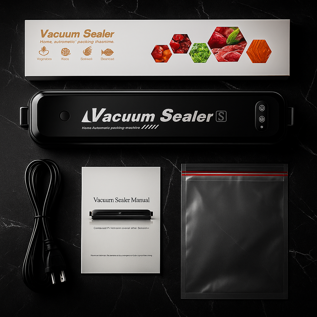 Sellador al Vacío Gourmet™ | Preserva el sabor original de tus alimentos