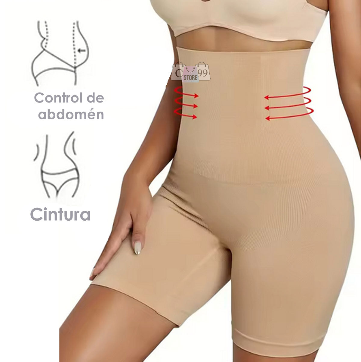 Short Invisible Realce y Control Abdomen – Élevée™