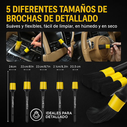 Kit de Cuidado para tu Carro – 22 Piezas | AutoShine™
