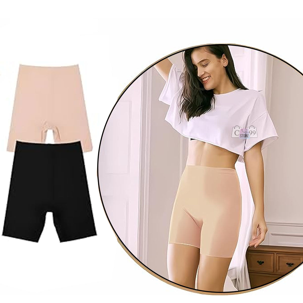 Short Invisible Realce y Control Abdomen – Élevée™